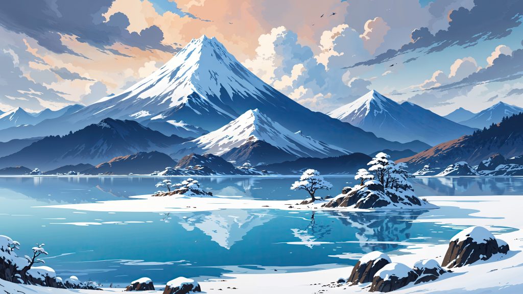 9.Mountains in winter